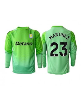 Aston Villa Emiliano Martinez #23 Målvakt Replika Borta Kläder 2025-26 Långärmad